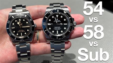 tudor bb54 vs rolex submariner|tudor wrist watch review.